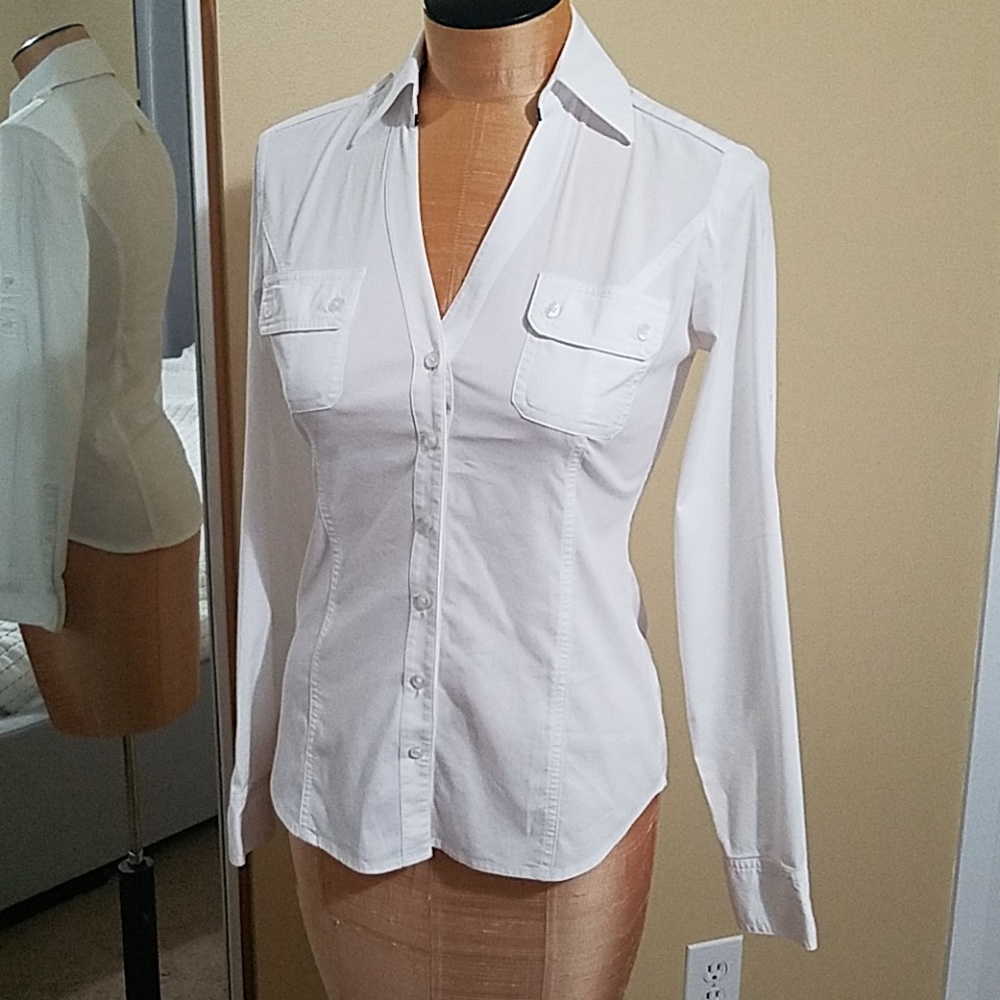 White button down shirt